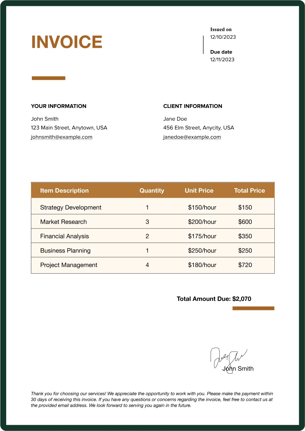 100 Invoice Templates FREE Download Updated In 2025