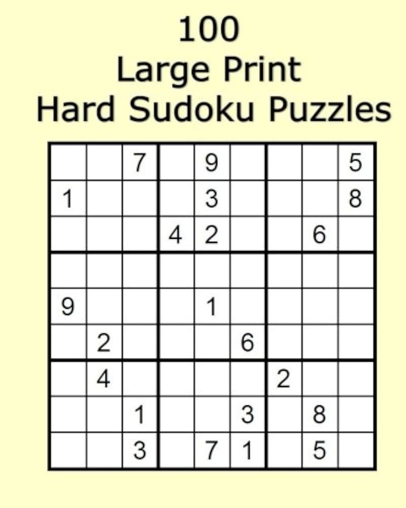 Free Printable Sudoku Puzzles Pdf