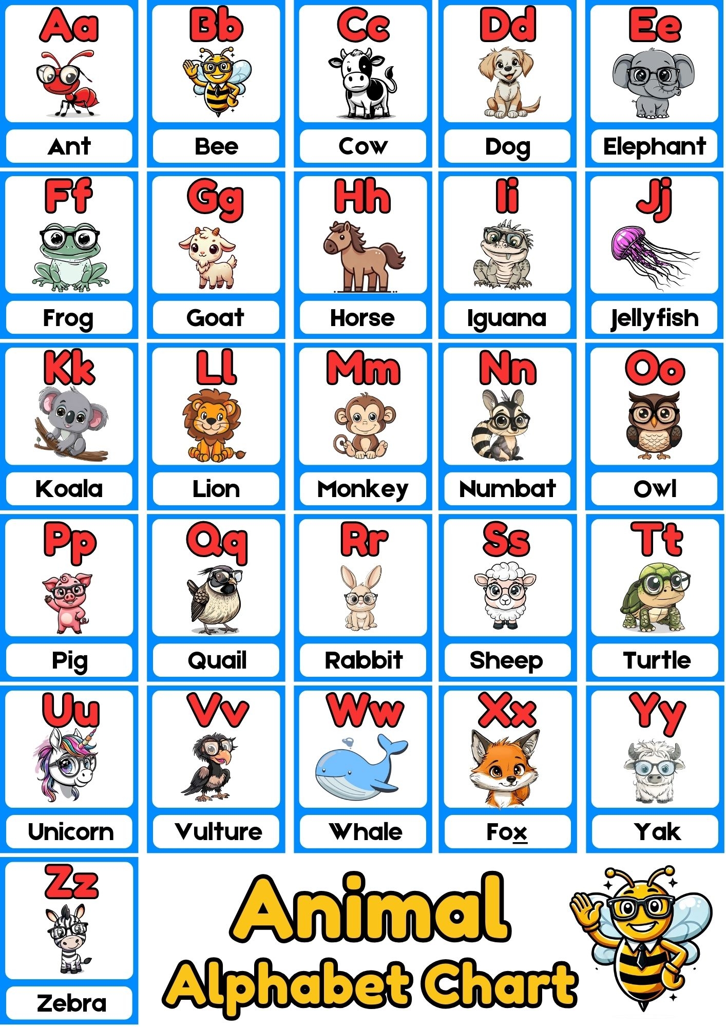 11 Free Printable Alphabet Charts Teach Prints