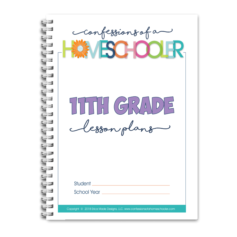 11th Grade Lesson Plans PDF lp 11th 9 95 Confessions Of A Homeschooler Online Store For Printables Curriculum Preschool And More 