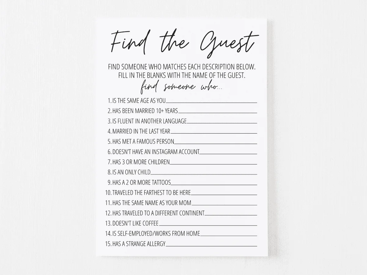 Free Printable Wedding Shower Games Pdf