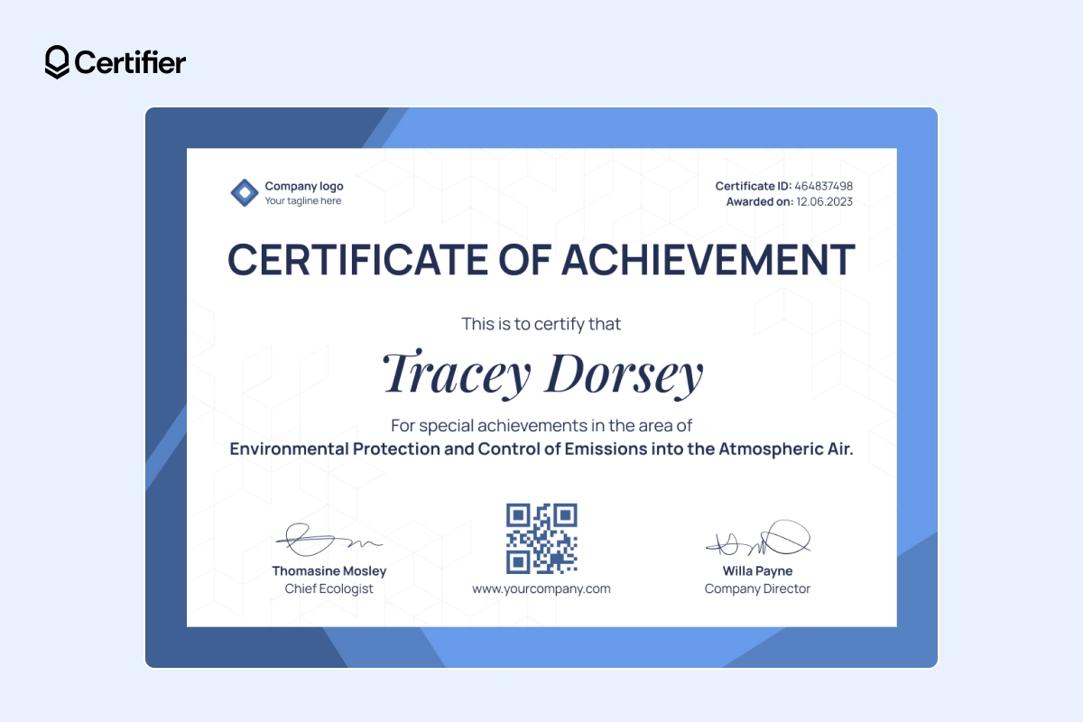 15 Achievement Certificate Templates