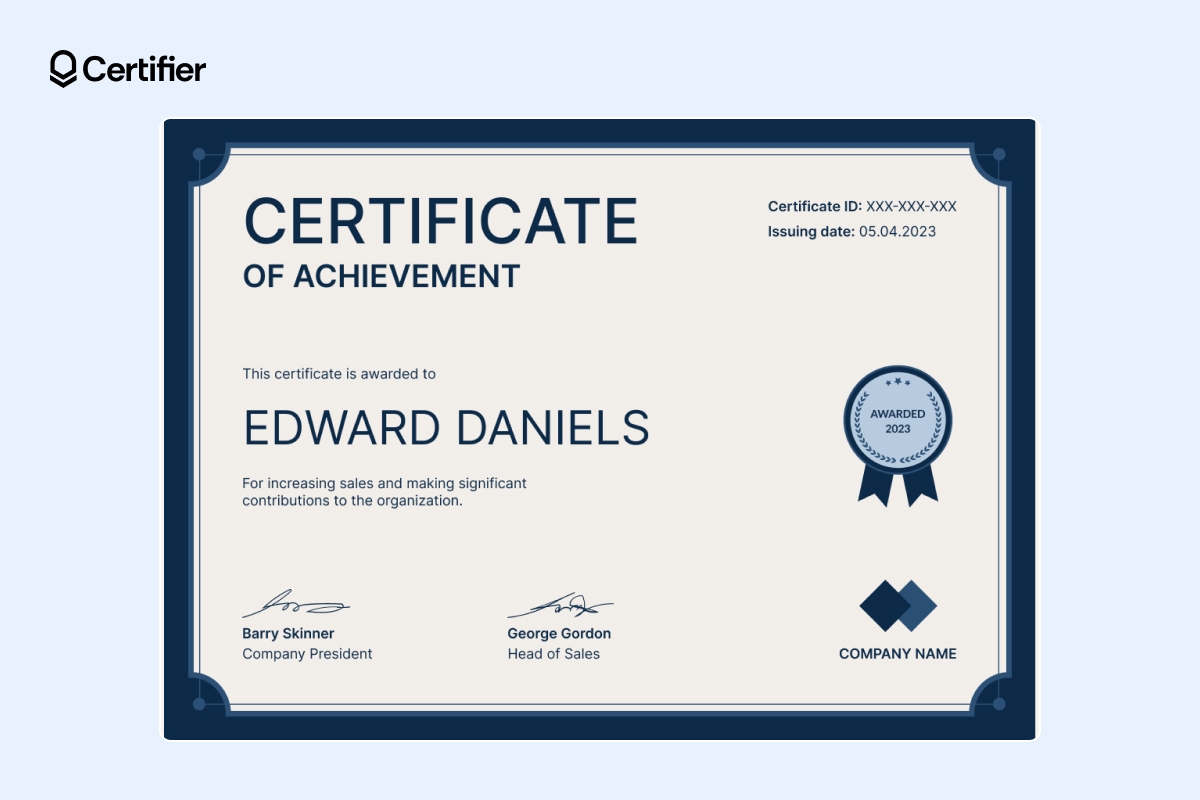 15 Achievement Certificate Templates