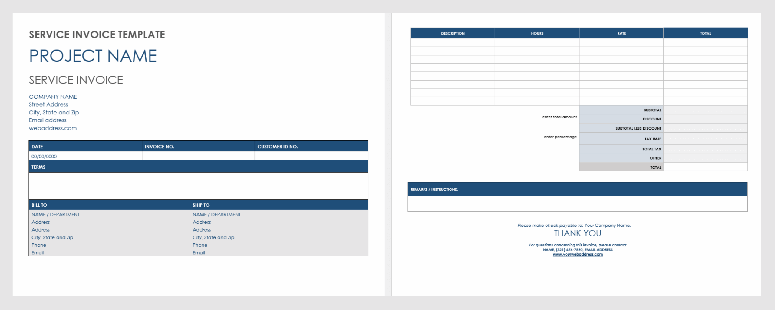Free Printable Invoice Template Australia