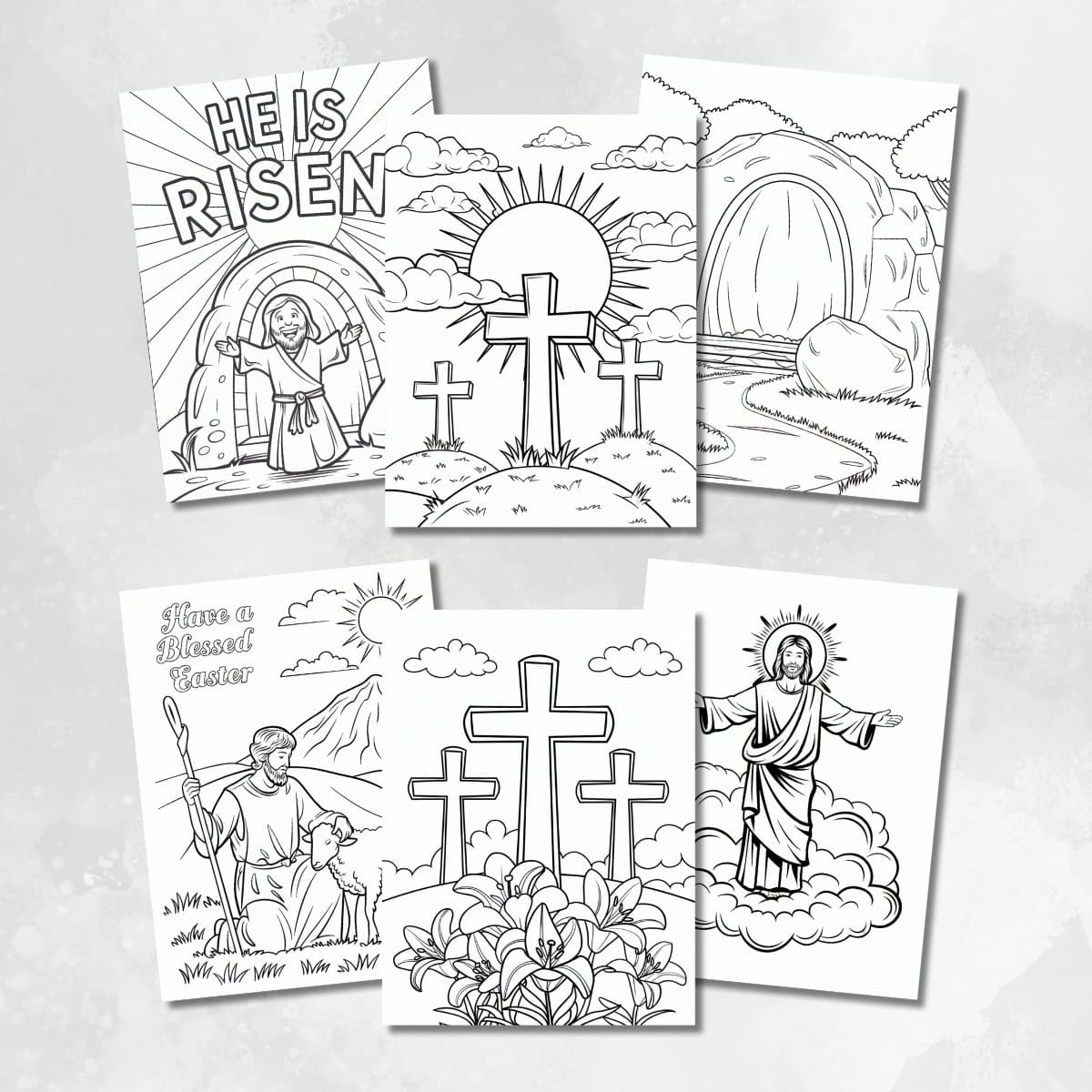 15 Free Religious Easter Coloring Pages Create Craft Print
