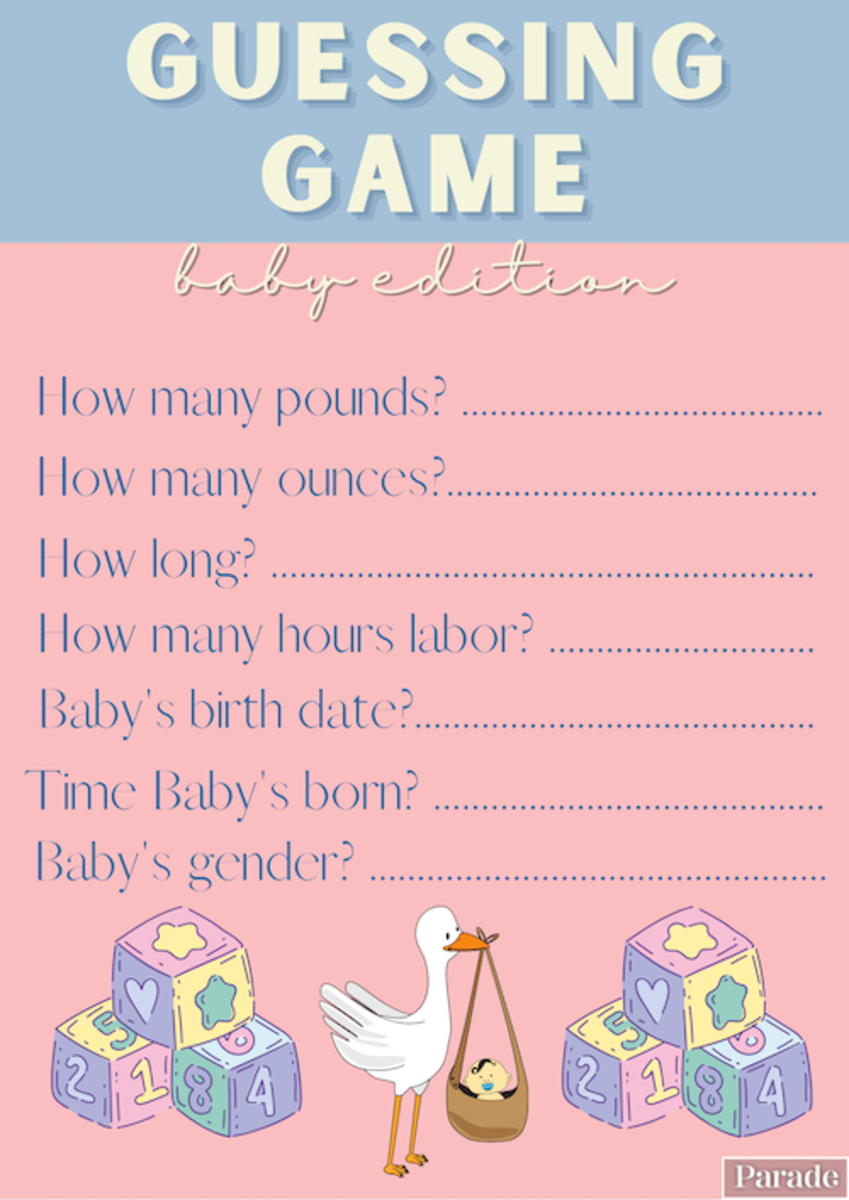 15 Printable Baby Shower Games Free Printable Baby Shower Games Parade 15 Printable Baby Shower Games Free Printable Baby Shower Games Parade