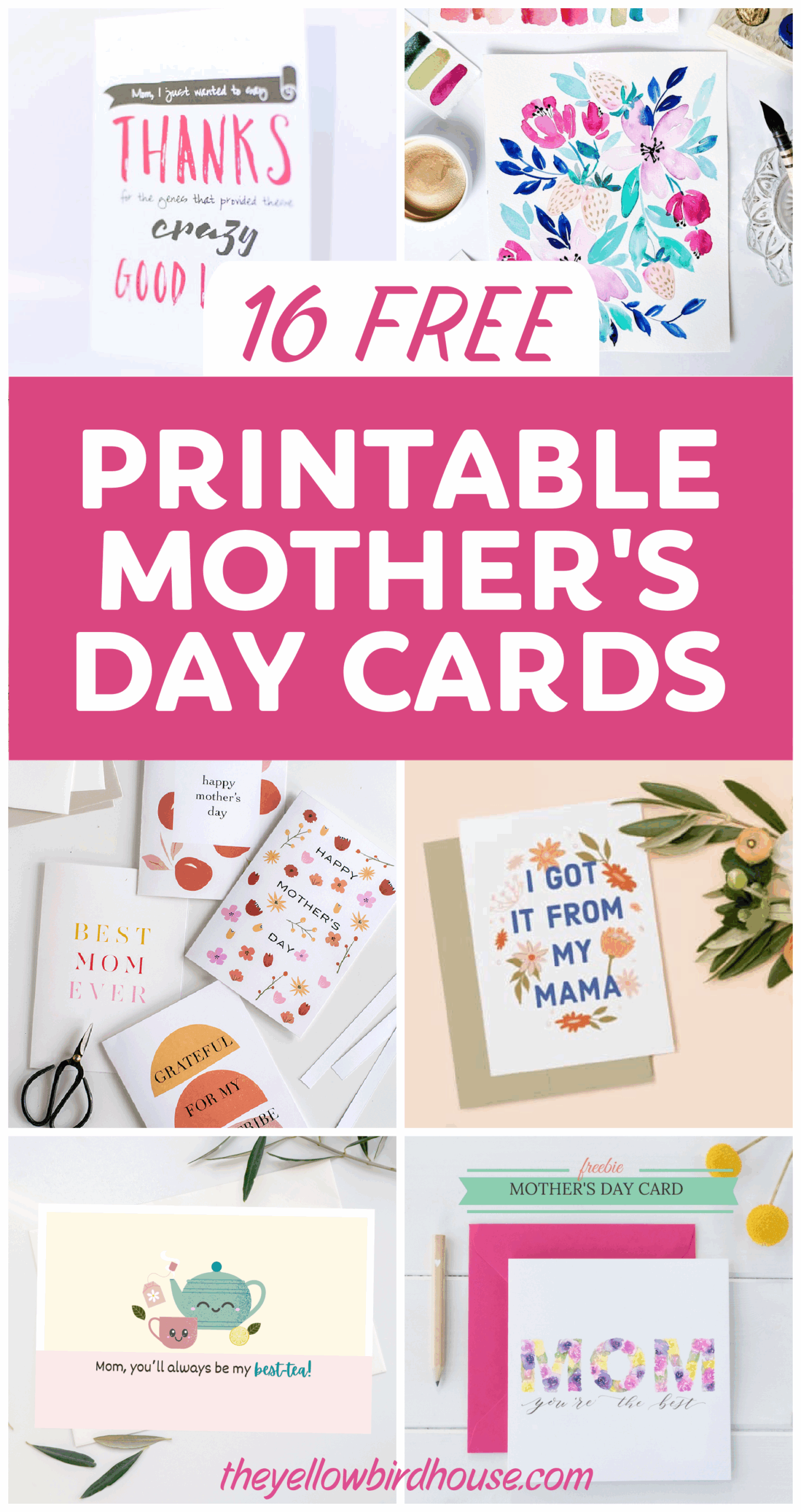 16 Free Printable Mother s Day Cards The Yellow Birdhouse