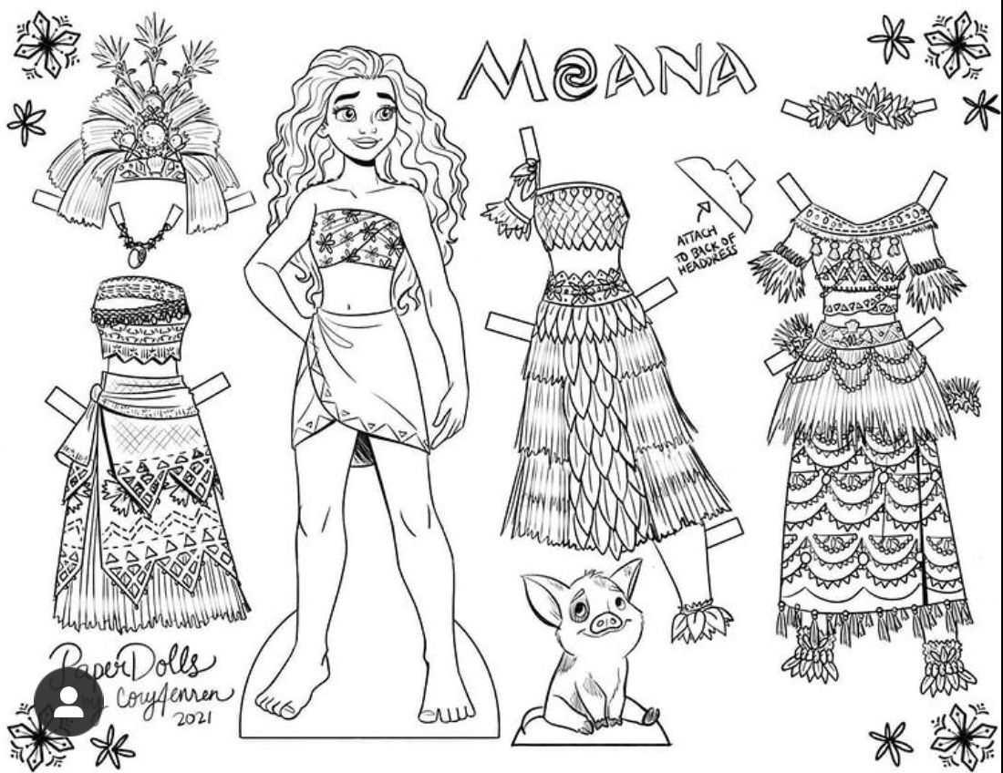 Free Printable Paper Dolls Black And White