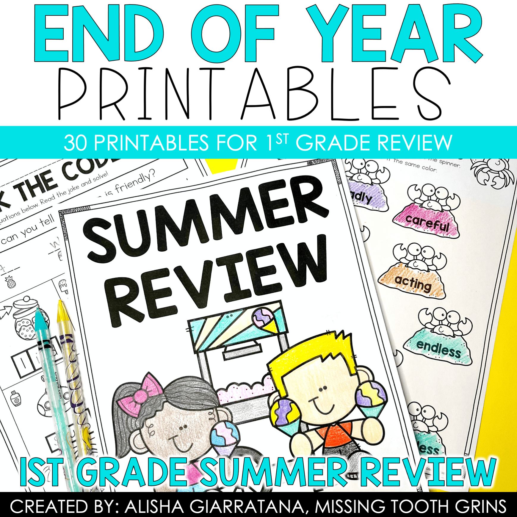 Free Printable Activities For 1st Graders