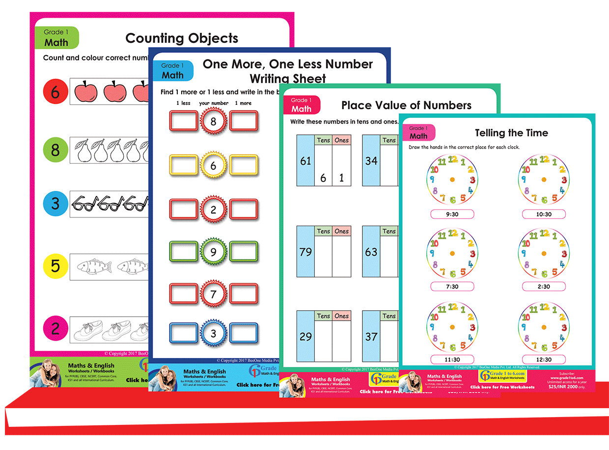 Free Printable Math Sheets For Grade 1