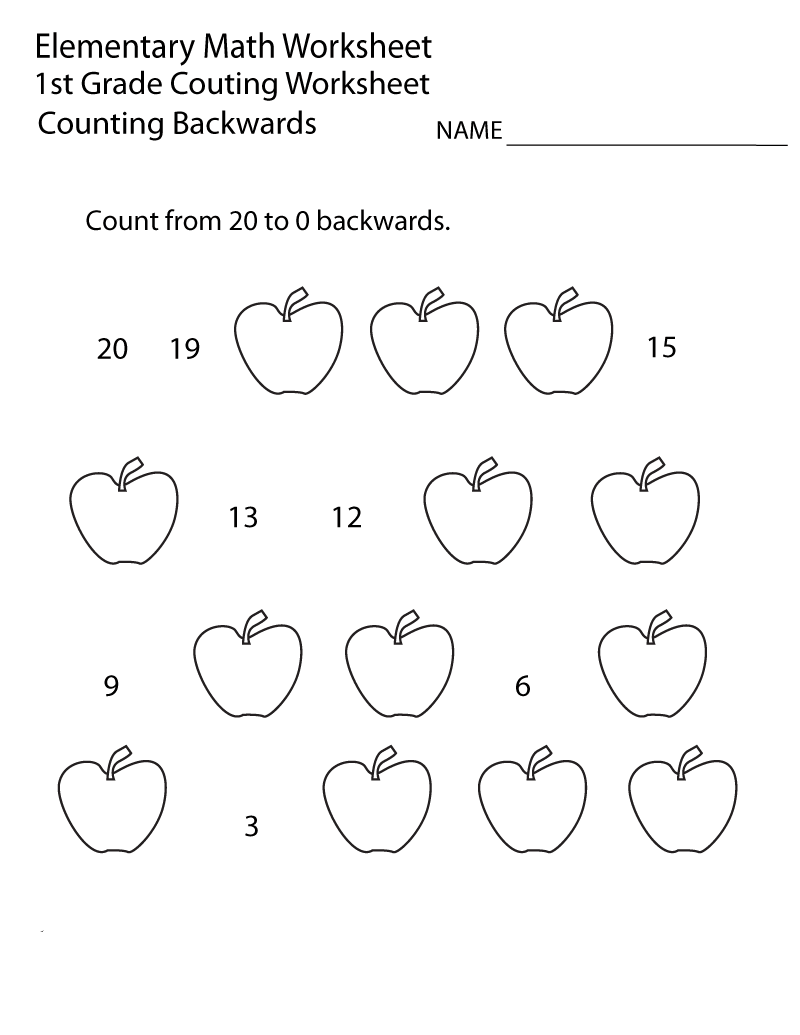 1st Grade Worksheets Printable Coloring Pages FREE
