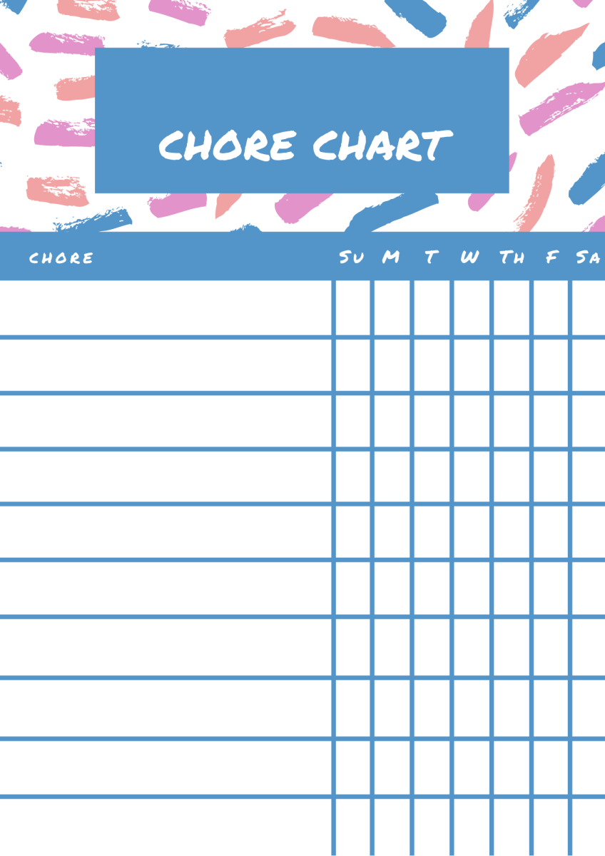 20 Free Printable Chore Charts Best Chore Charts To Download Worksheets Library