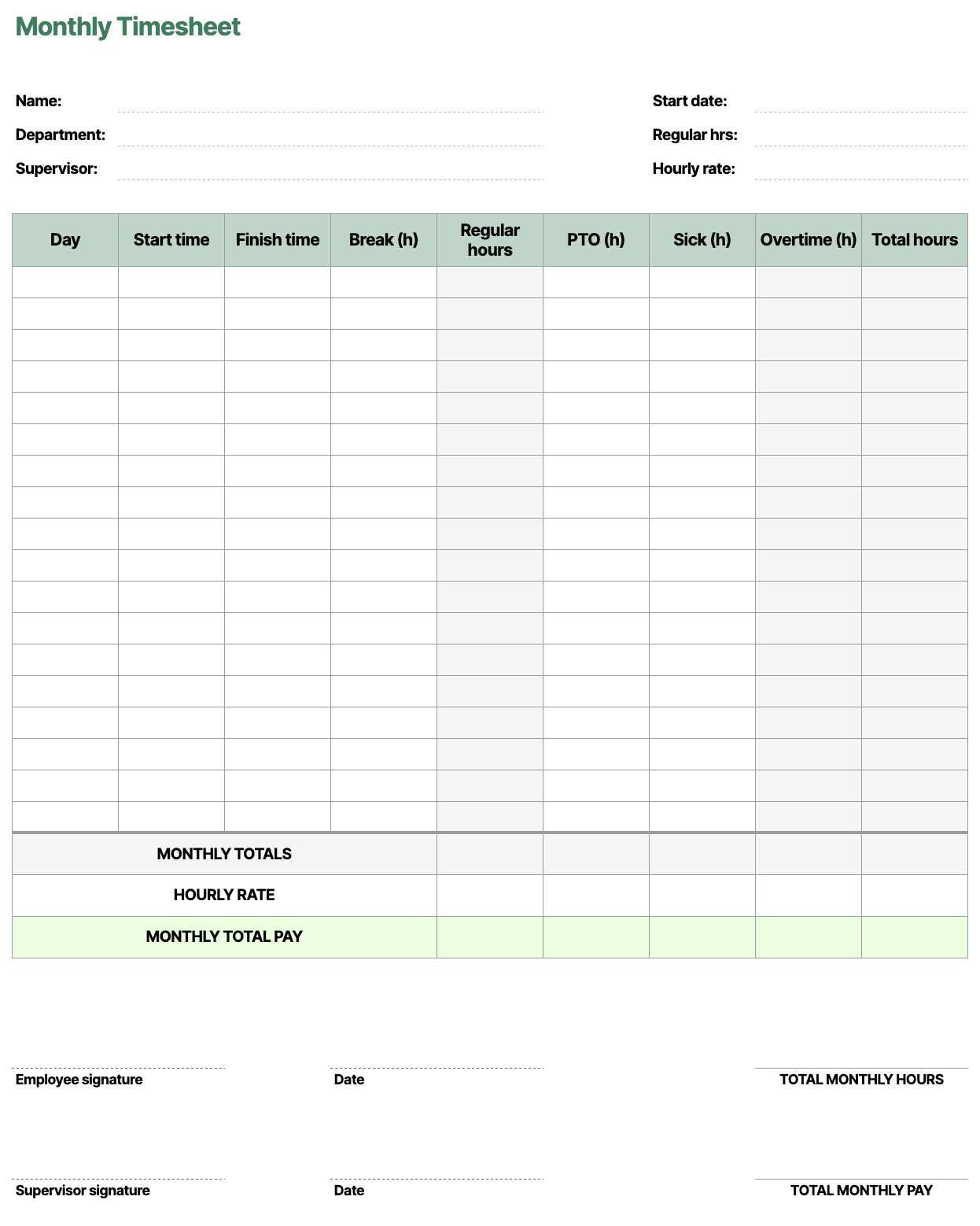 20 Free Time Management Templates To Uplift Your Productivity EARLY