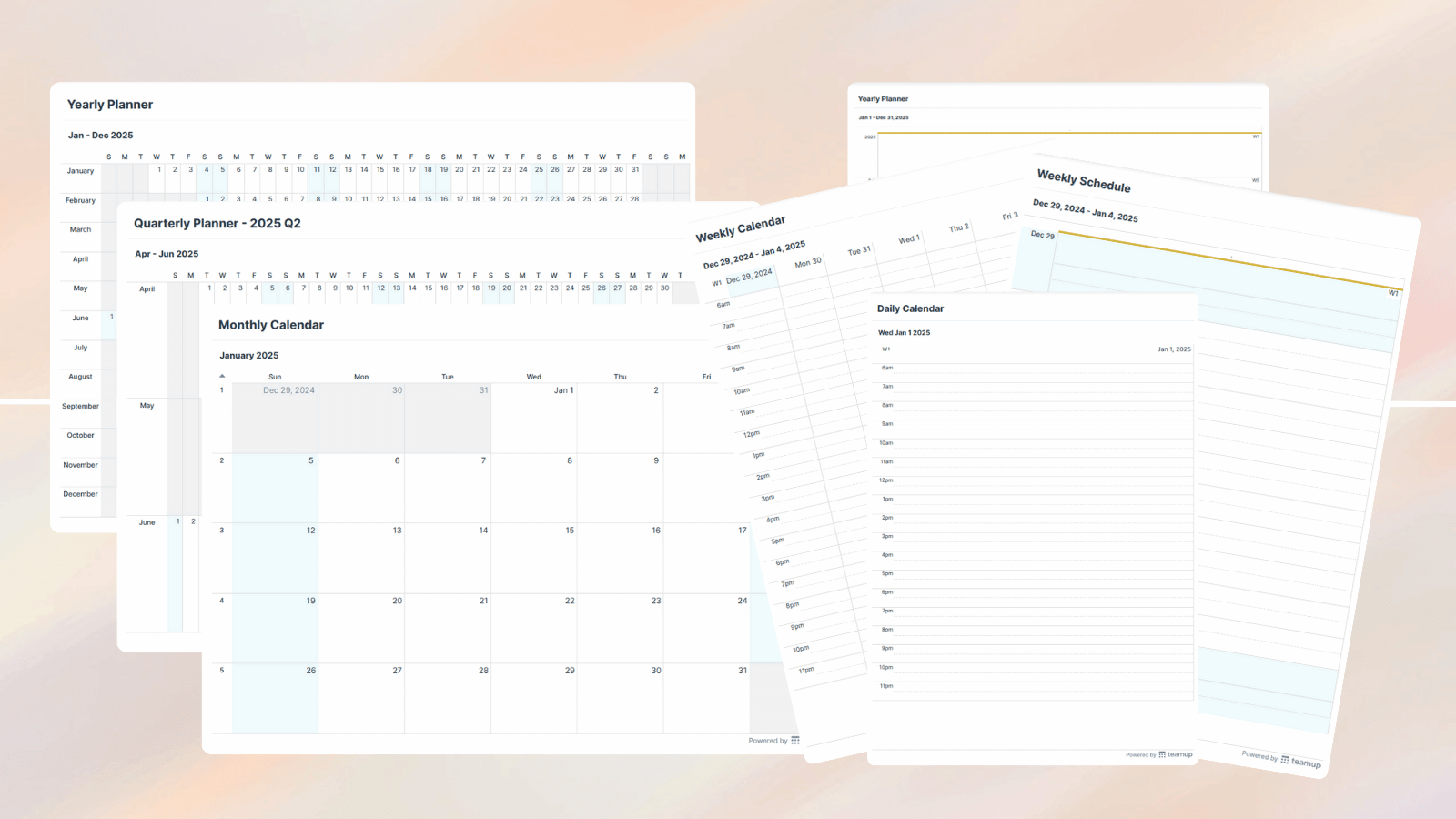Free Weekly Planner Printable 2025