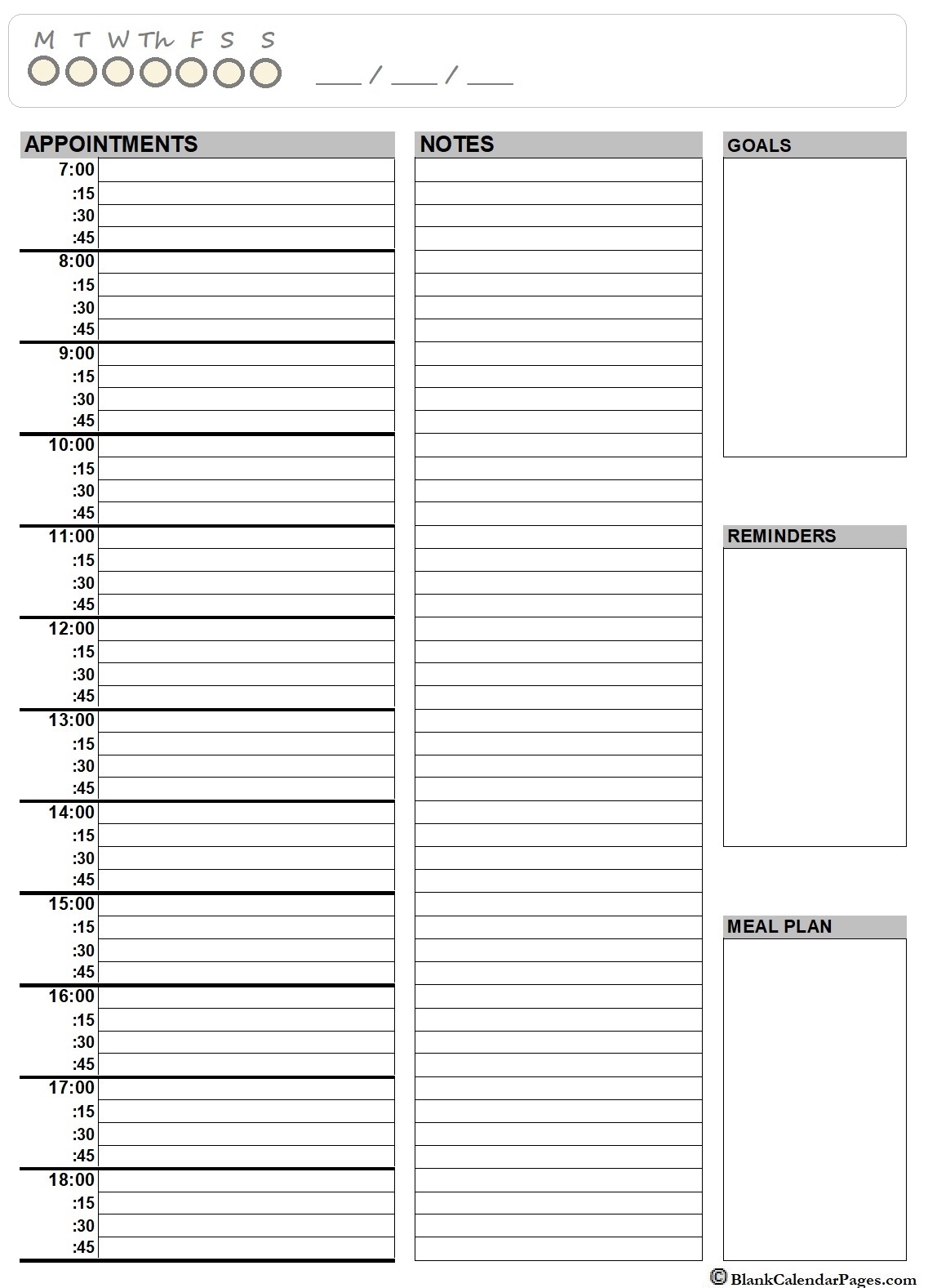 2025 Printable Daily Planner Planner Templates 2025 Printable Daily Planner Planner Templates