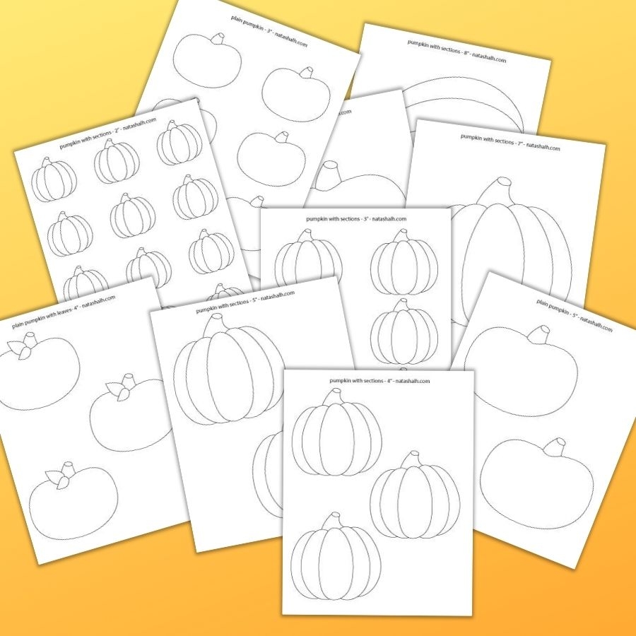 24 Free Pumpkin Outline Printables The Artisan Life