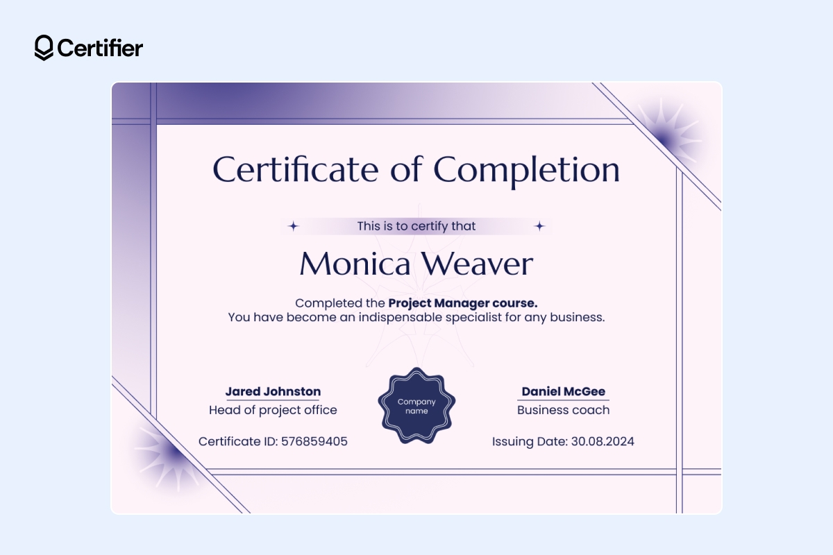 Free Printable Certificates Of Completion