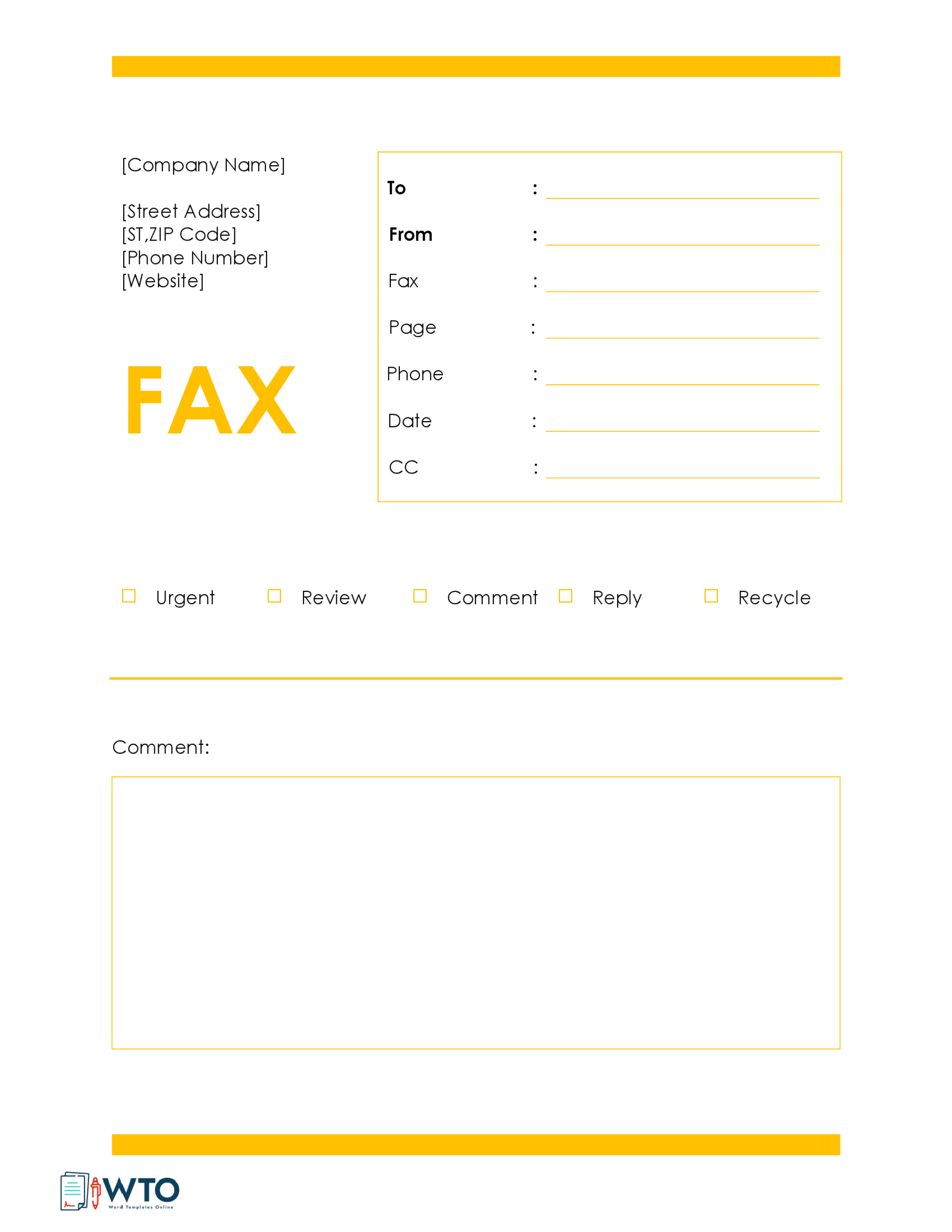 27 Free Fax Cover Sheet Templates Word 