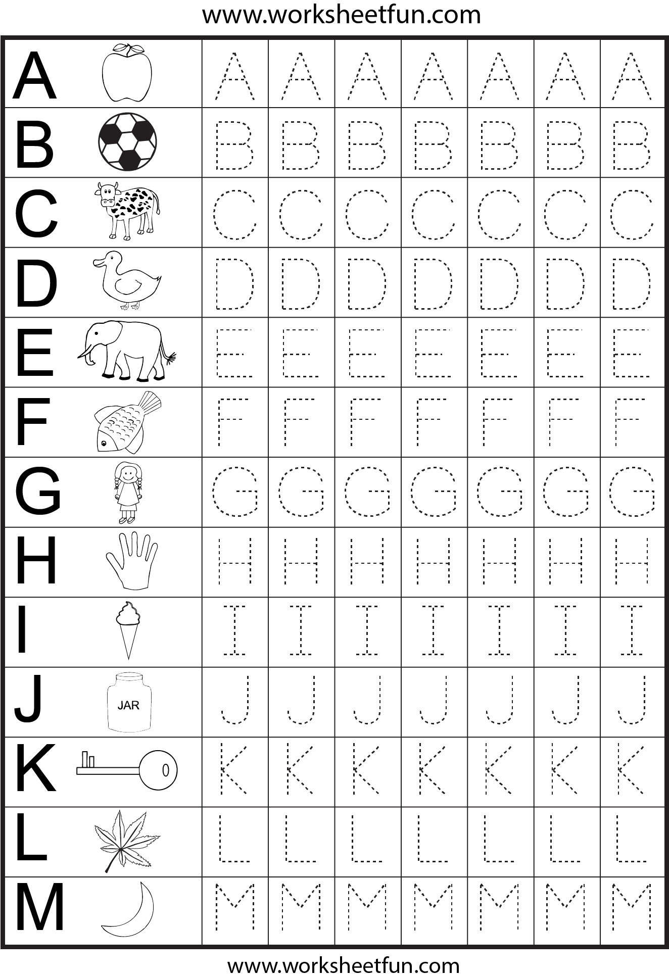 3 Free Printable Preschool ABC Worksheets Freebie Finding Mom Worksheets Library