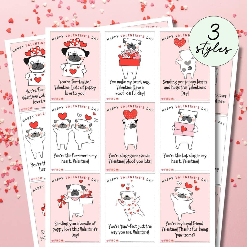 Free Printable Valentine's Day Cards Foldable