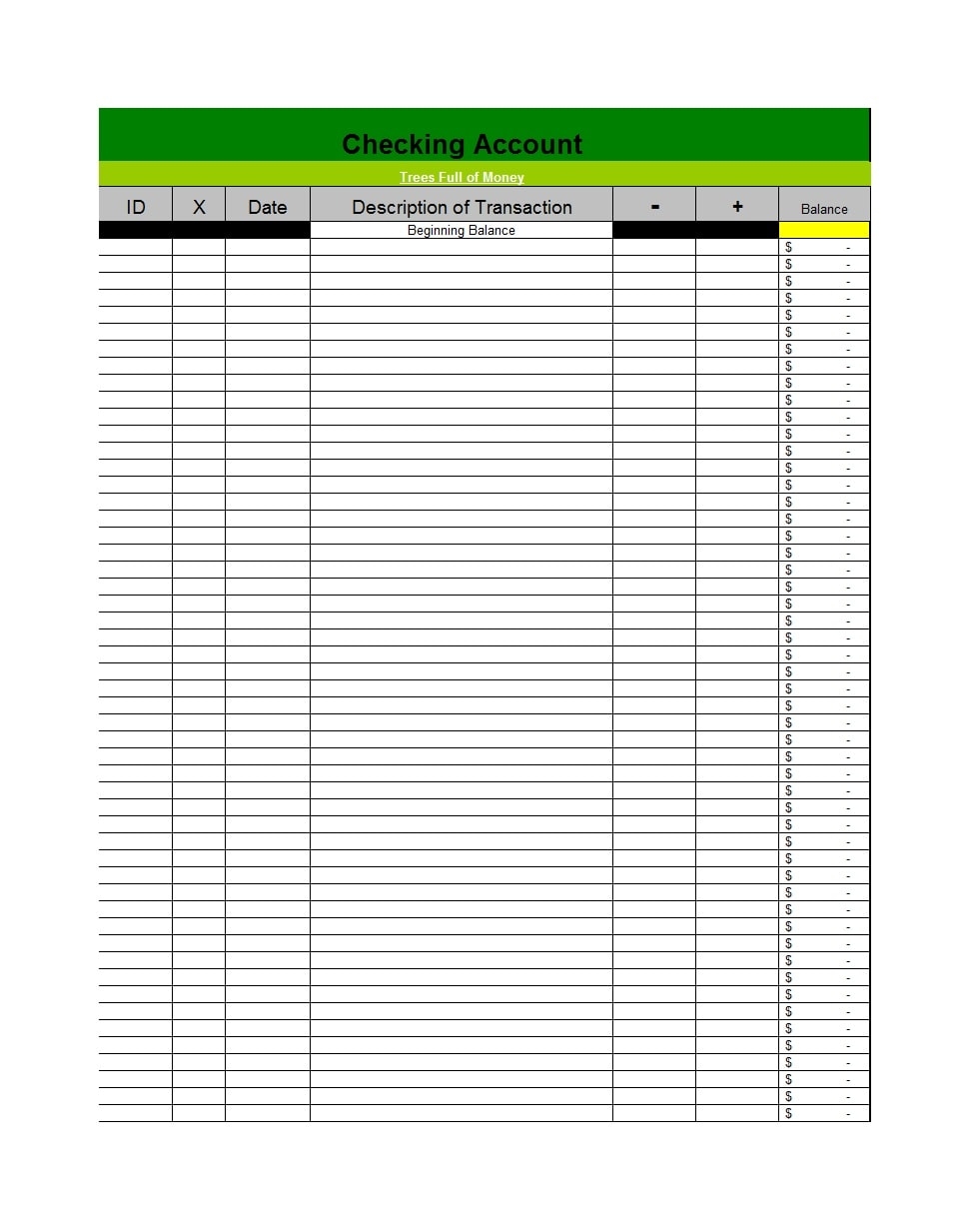 30 Printable Check Register Templates Excel TemplateArchive