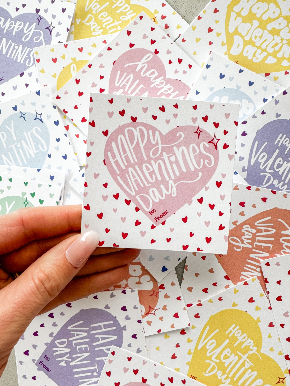 36 Free Printable Happy Valentine s Day Cards Hand Lettered Printables