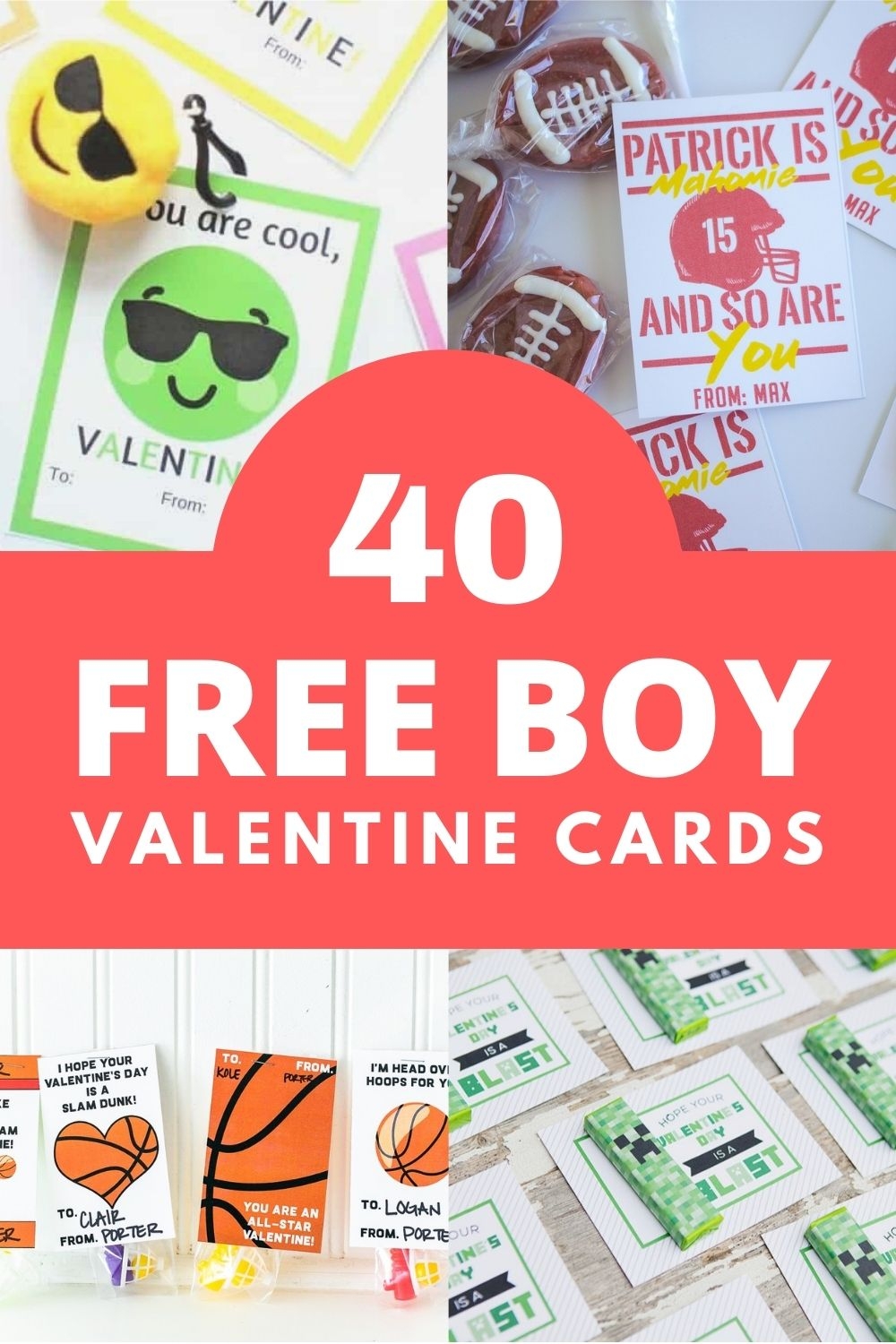 40 free boy valentine cards handmade in the heartland