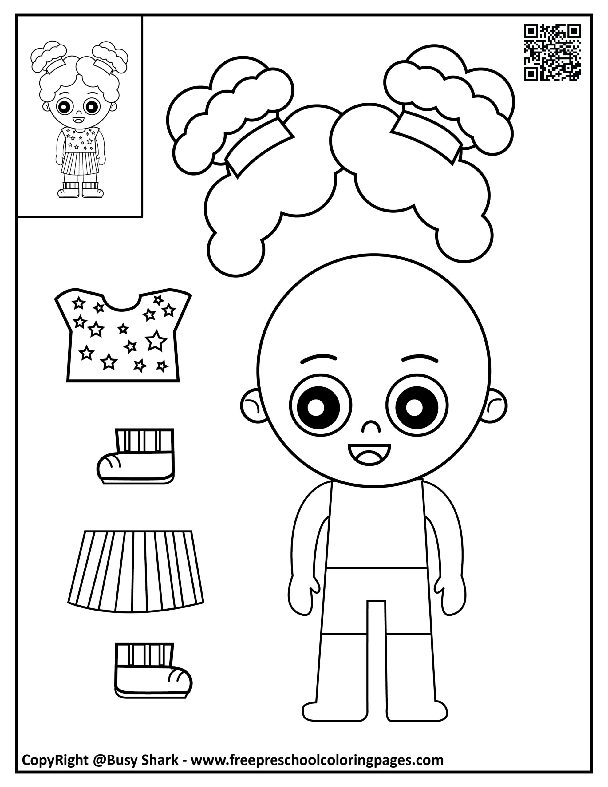 4th Of July 6 Paper Dolls