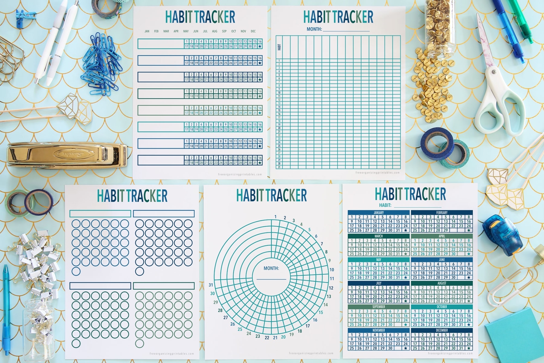 Free Printable Habit Tracker Sheet