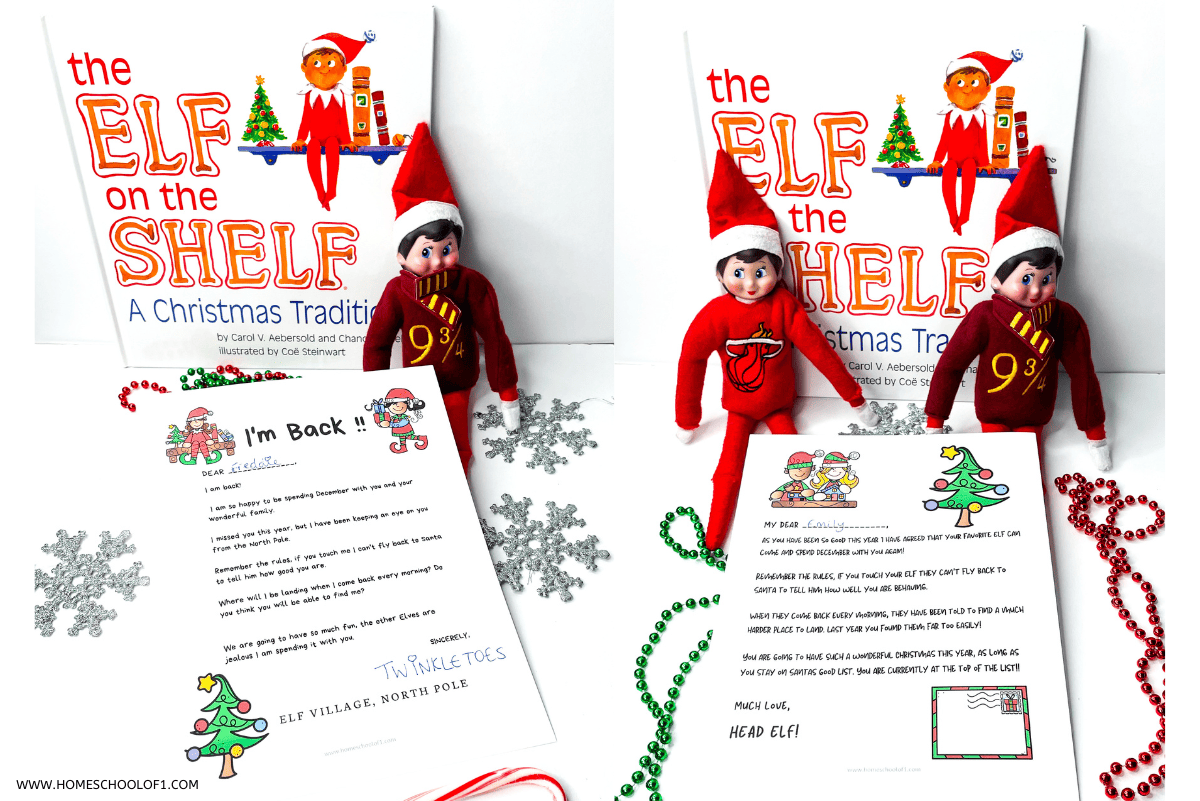 5 Super Cute Free Elf On The Shelf Arrival Letter Printables