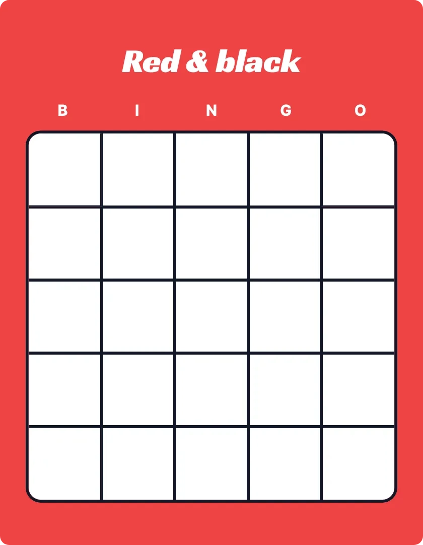 Free Printable Bingo Template Word