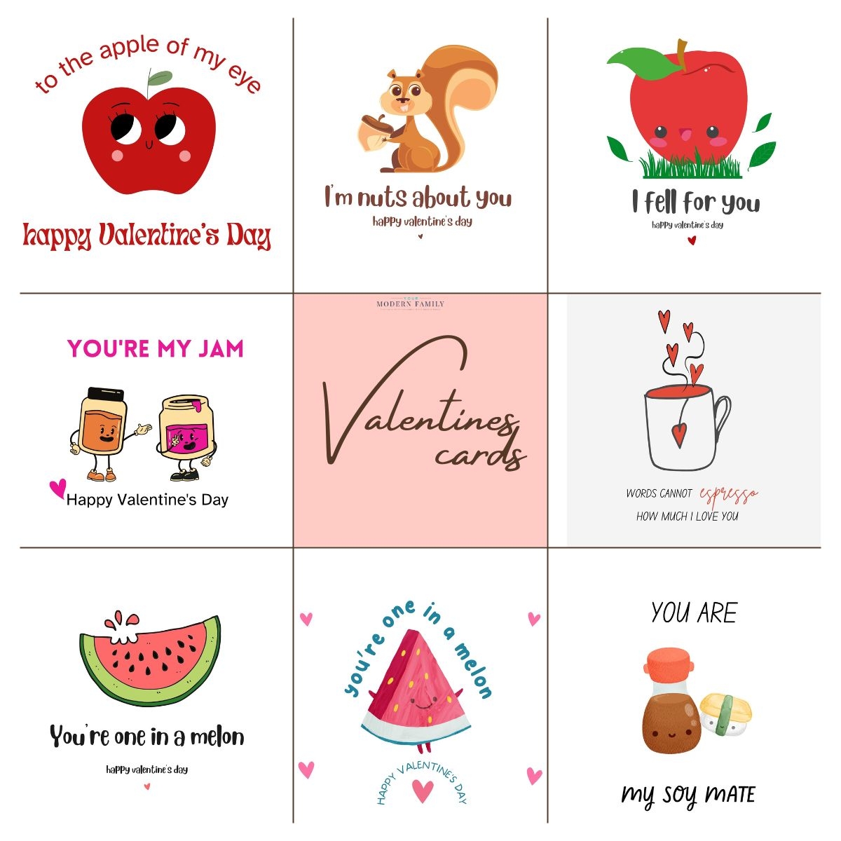 50 FREE Printable Valentines Day Cards