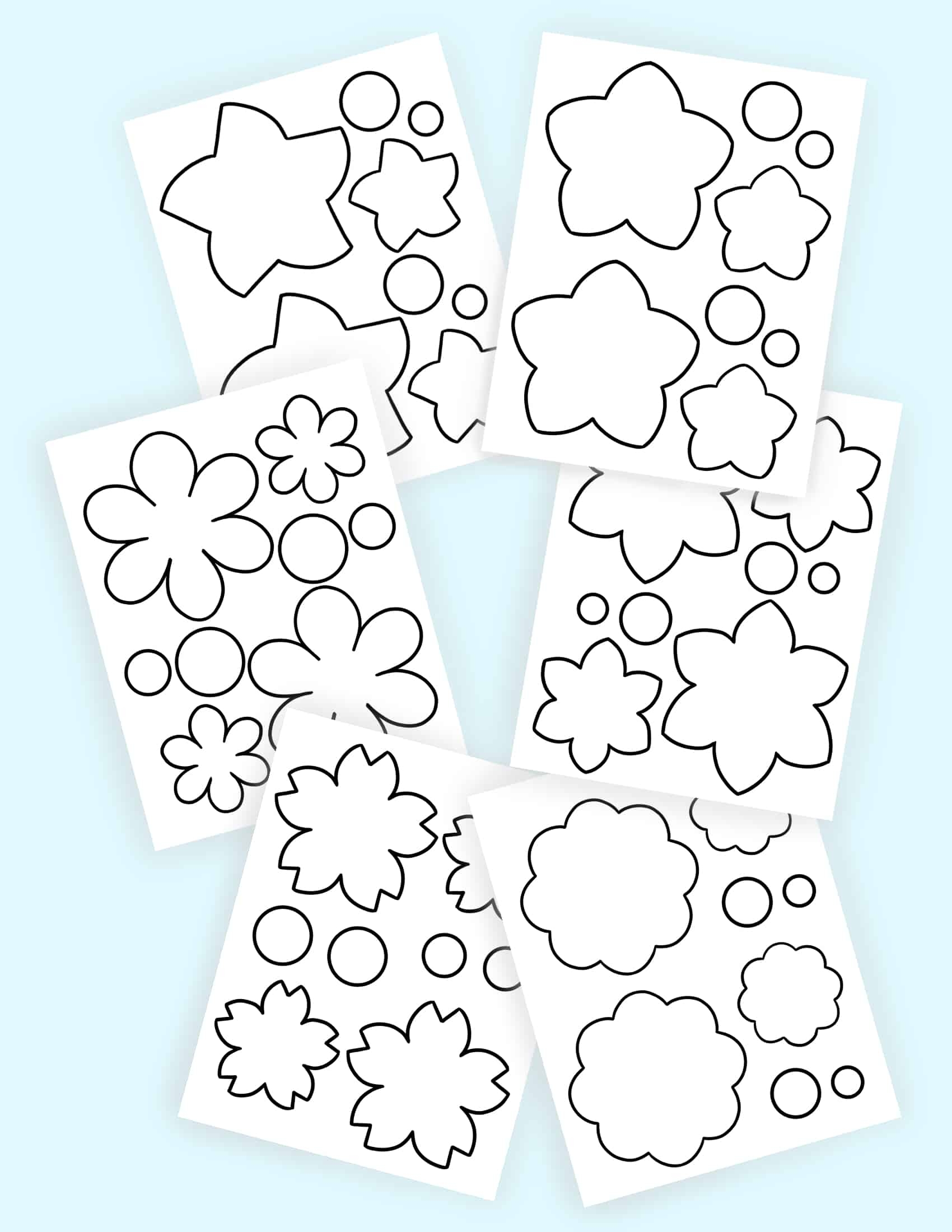 Free Printable Flower Templates For Kids