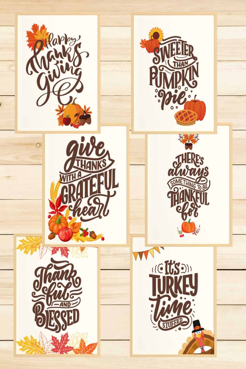 75 Free Thanksgiving Printables Made With HAPPY