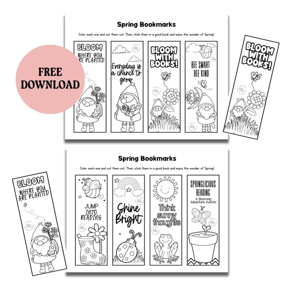 8 Free Printable Spring Coloring Bookmarks For Kids Mindfulmazing 8 Free Printable Spring Coloring Bookmarks For Kids Mindfulmazing
