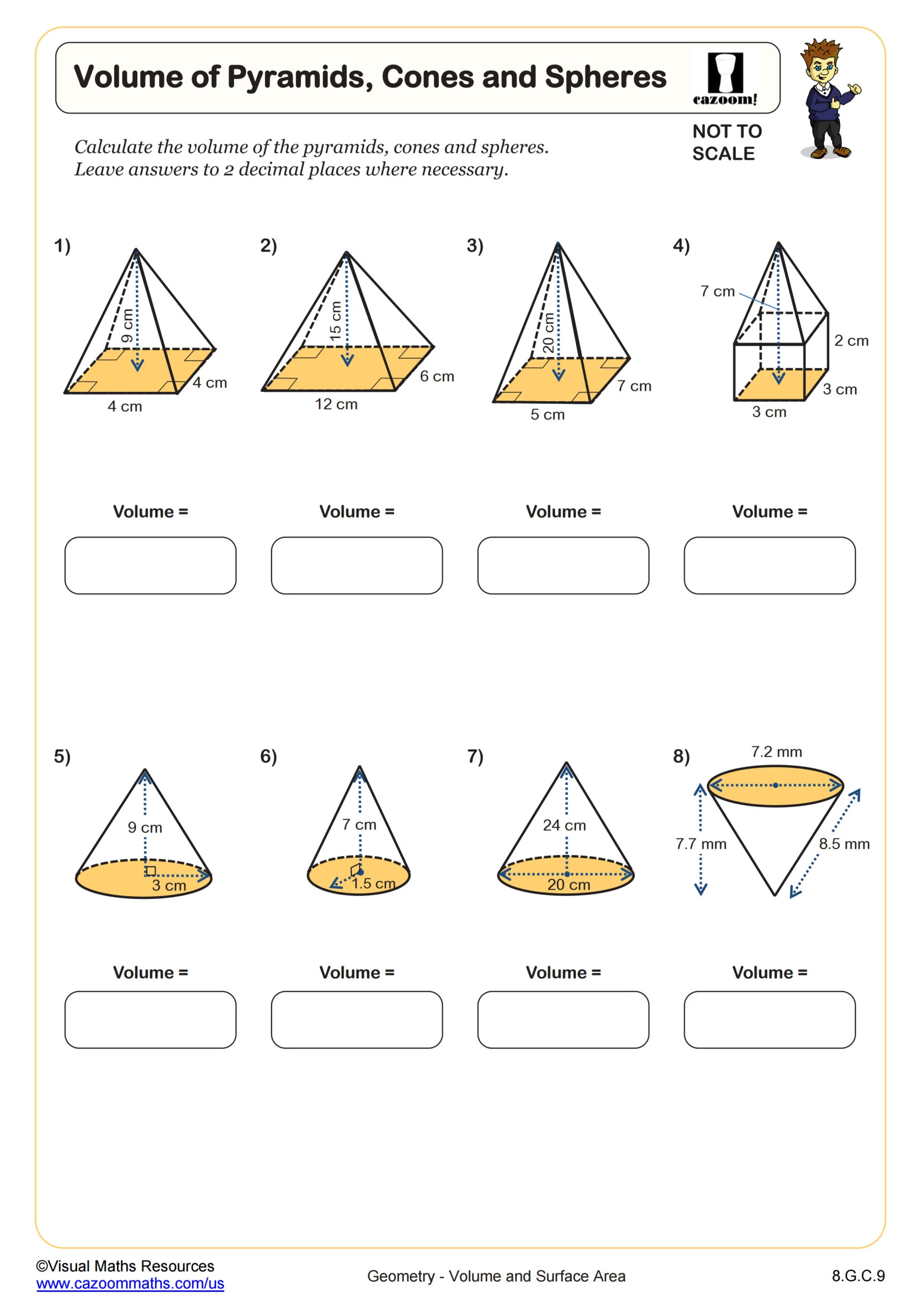 8th Grade Math Worksheets Printable PDF Math Worksheets