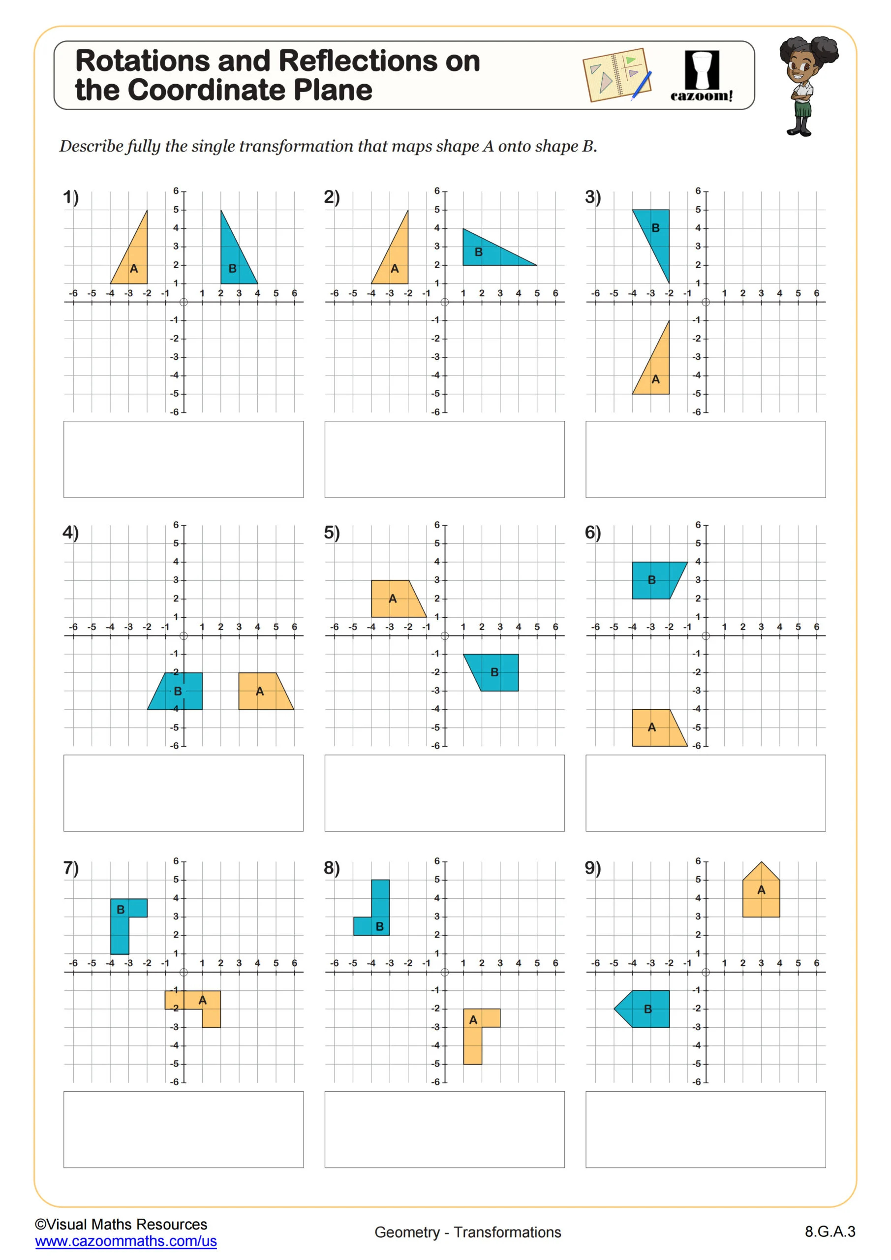 8th Grade Math Worksheets Printable PDF Math Worksheets