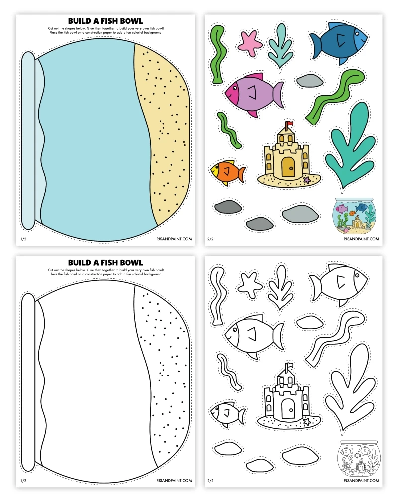 97 Free Printable Build Your Own Crafts Pjs And Paint