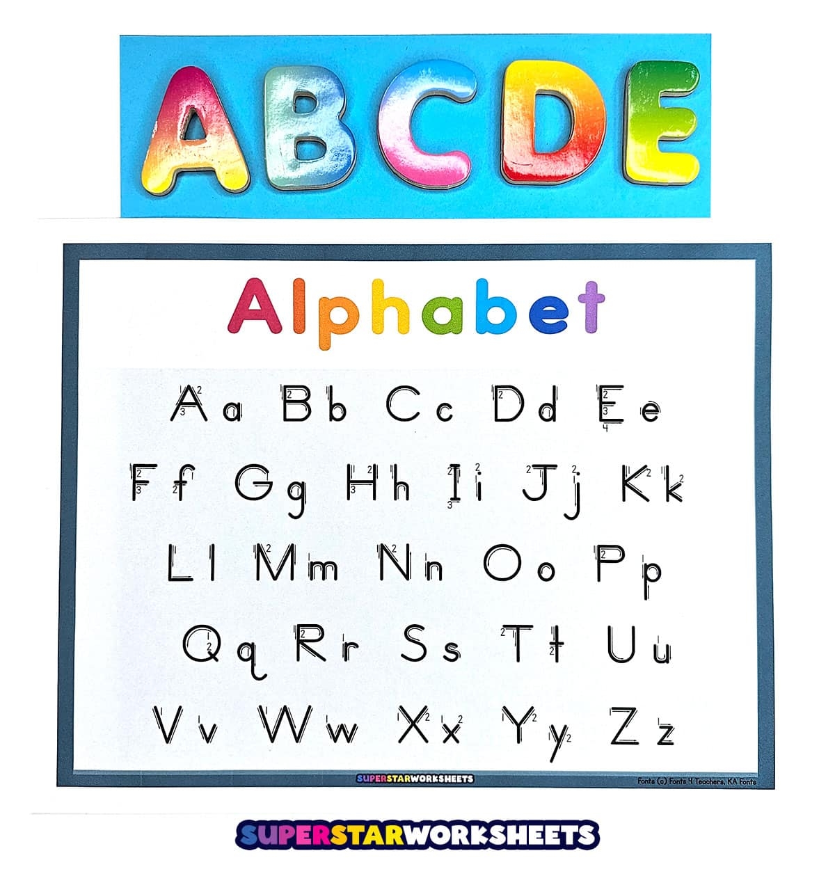 Free Printable Alphabet Chart