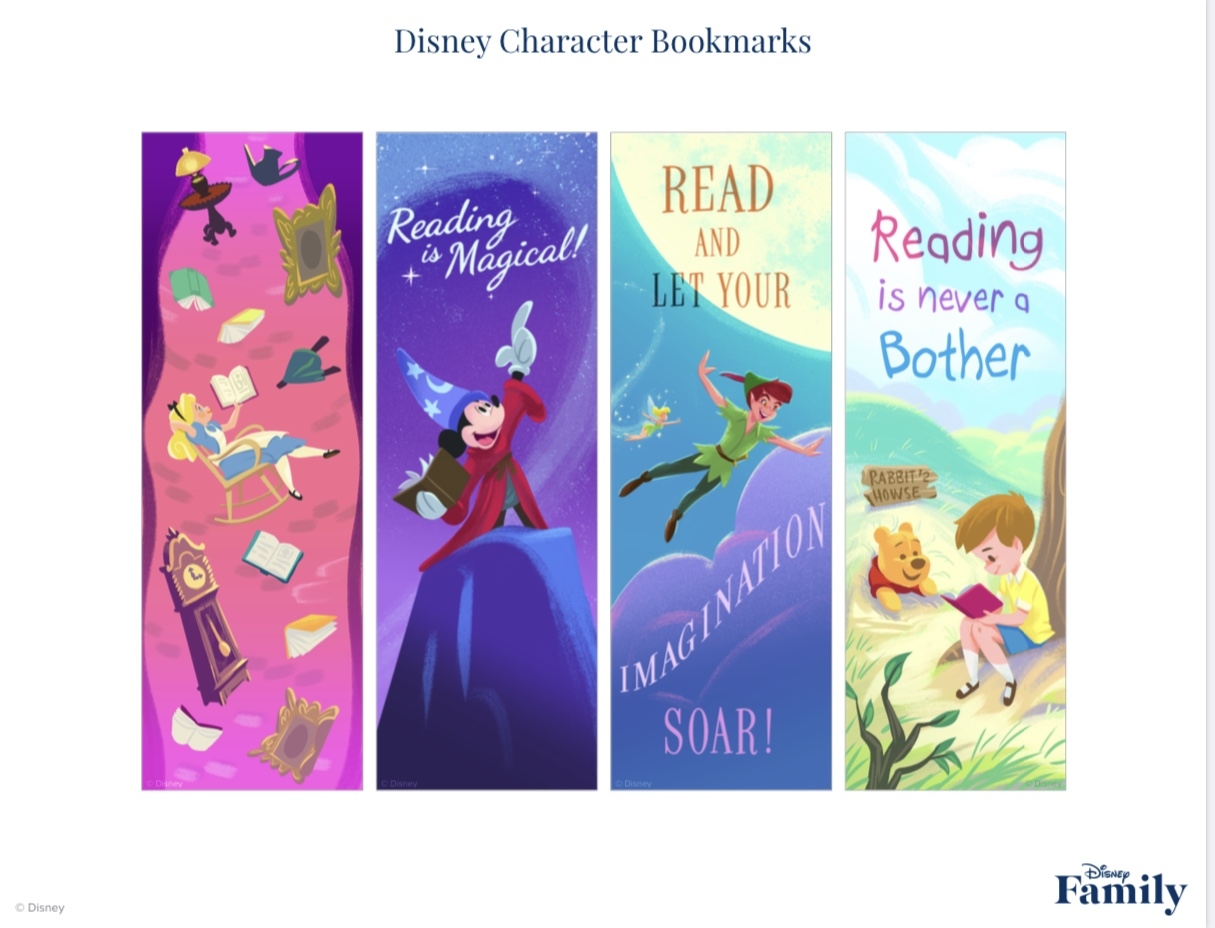 Adorable Disney Bookmarks You Can Print At Home Right Now Chip And Company