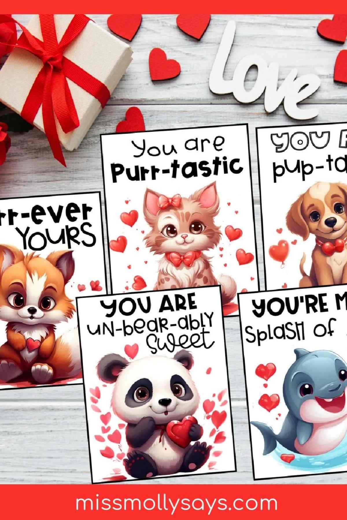 Adorable Free Printable Valentine s Cards