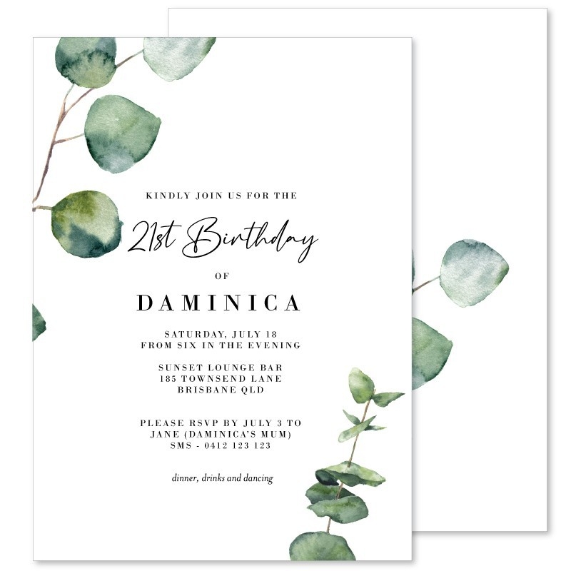 Adult Birthday Party Invitations Paper Divas
