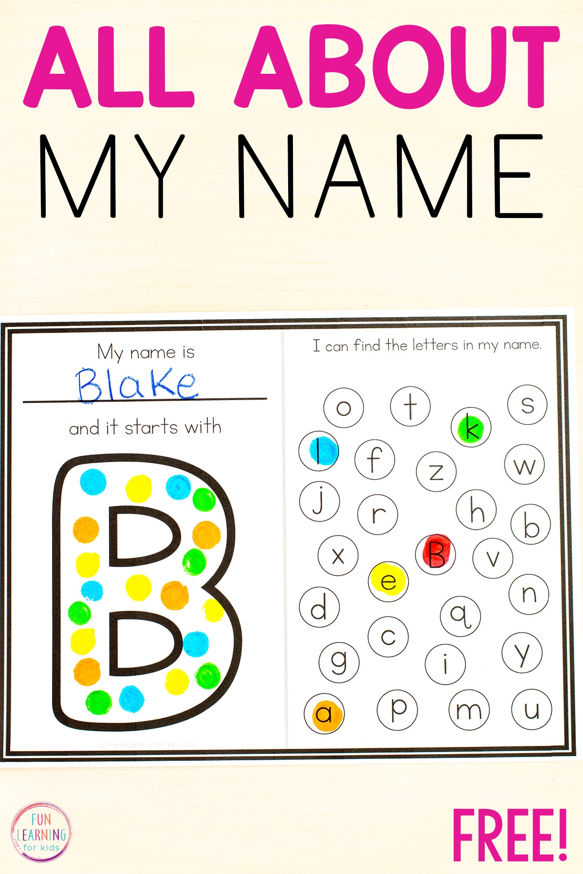Free Printable Pre K Worksheets Name Tracing