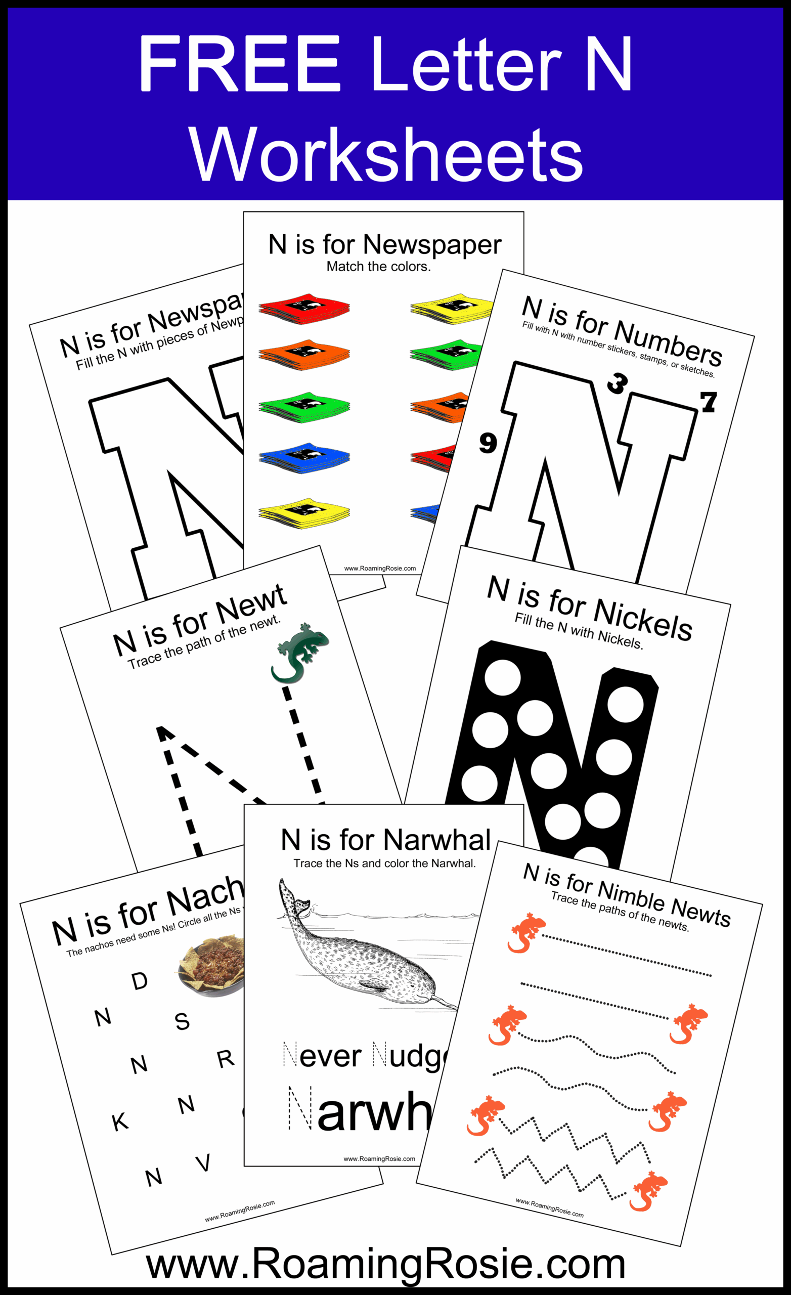 Free Letter Printables For Preschool