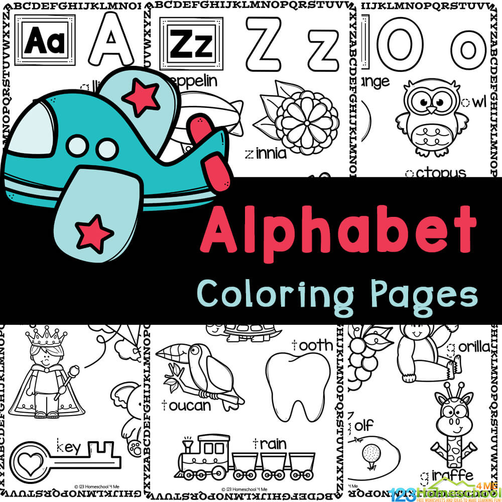 alphabet adventures fun and free printable abc coloring sheets
