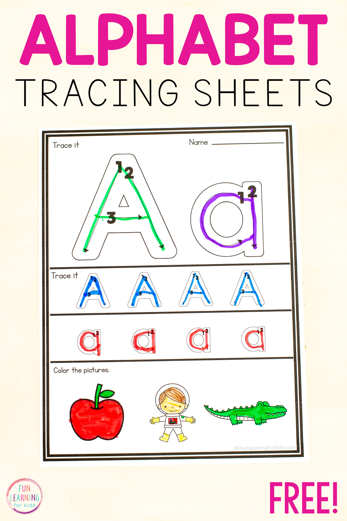 Free Printable Alphabet Letters For Preschool