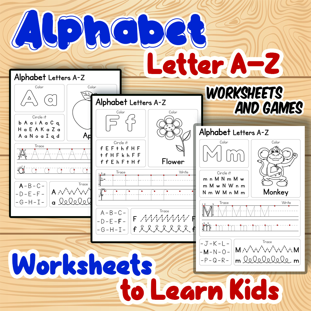 Alphabet Practice A Z Letter Worksheets To Learn Kids Made By Teachers