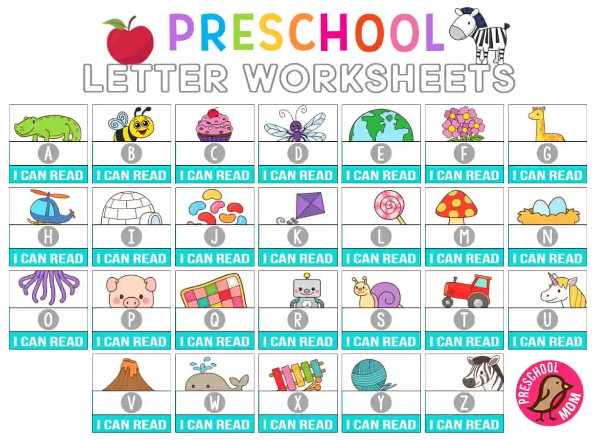 Free Preschool Printables Abc Mouse