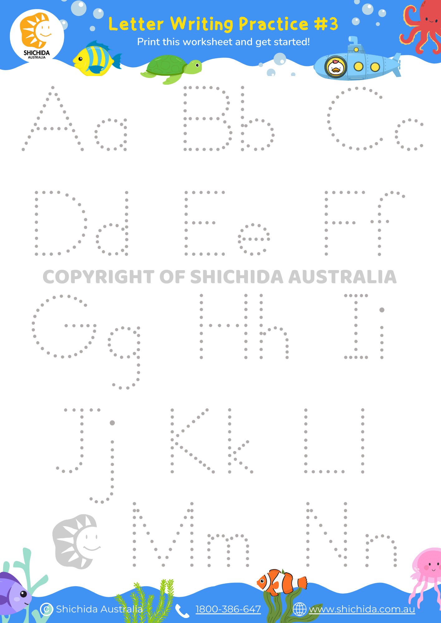 Free Printable Alphabet Worksheets For Kids