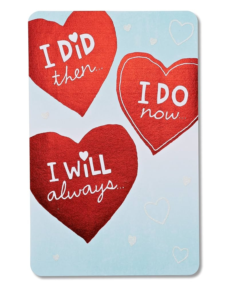 Amazon American Greetings Romantic Anniversary Card Love You With All My Heart Office Products